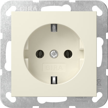 Gira Sistema 55 Toma Schuko Crema Blanca - 418801 [2 Piezas]
