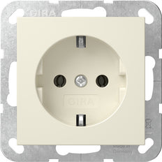 Gira Sistema 55 Toma Schuko Crema Blanca - 418801 [2 Piezas]