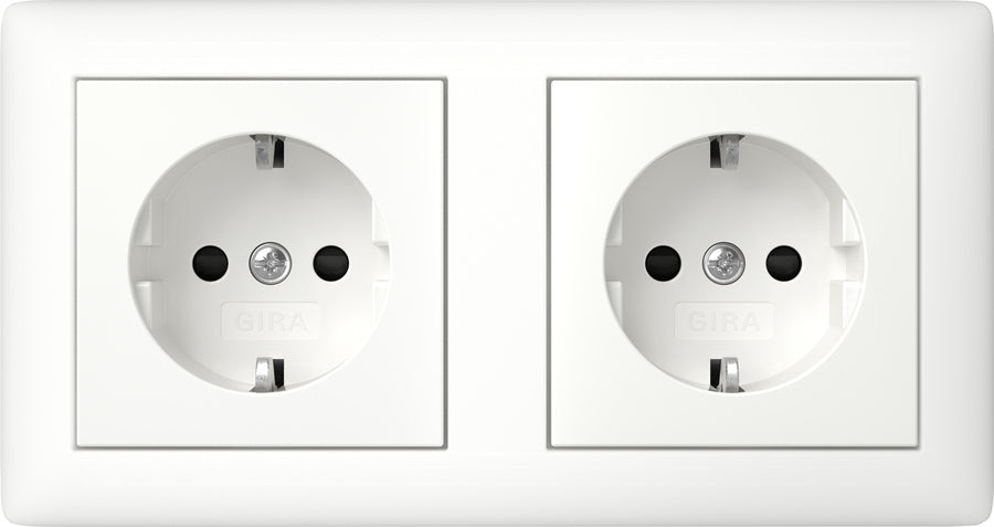 Toma Schuko Doble Gira Con Sistema De Seguridad Plus 55 - 478604