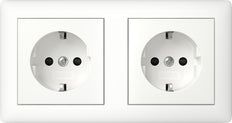 Toma Schuko Doble Gira Con Sistema De Seguridad Plus 55 - 478604