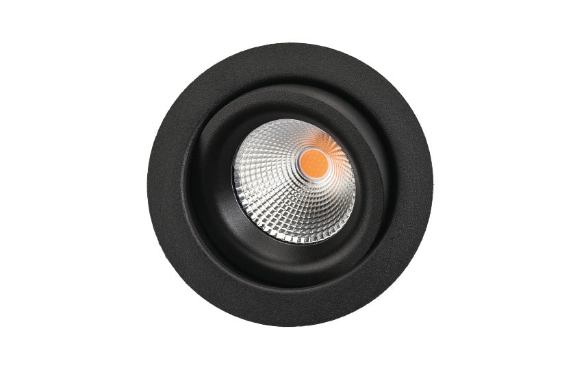 Junistar Eco Foco Empotrable Exterior Led 6W Negro 3000K IP44 - 905240