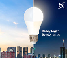 Bailey Led A60 E27 Bombilla De Noche Con Sensor 9W 820lm 2700K - 145743 [2 Piezas]