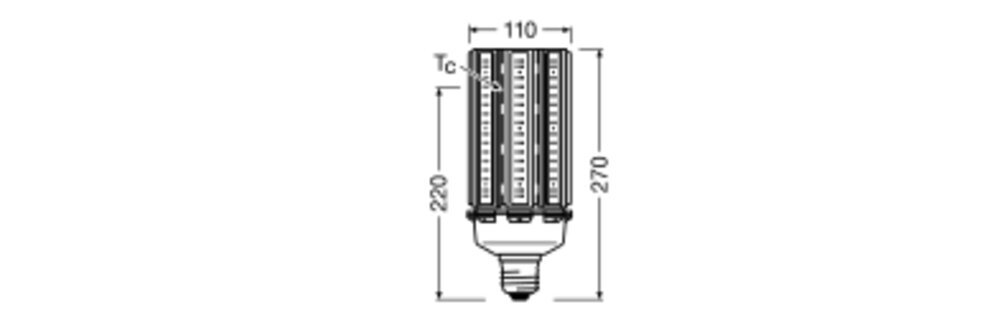 Ledvance HQL LED P 90W 13000LM Luz Exterior Industrial - 4099854040825