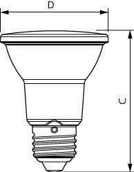 Philips Master Valor LED PAR20 6W Luz Spot Dimmable - 8719514443044