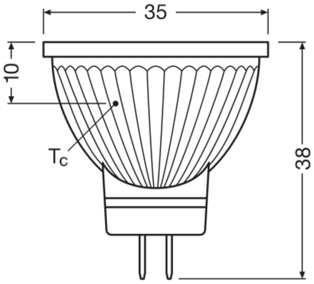 LEDVANCE MR11 LED Spot 2.5W GU4 2700K 184LM - 4099854070365