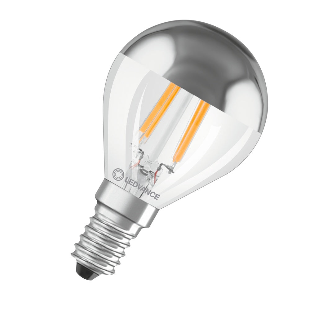 Led Clásico P31 Espejo Corona 4W E14 Plata 827 - 4099854070037