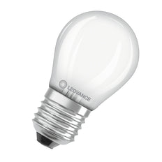 Led Clásico P40 Esmerilado Filamento 4W E27 827 Blanco Cálido - 4099854069086 [2 Piezas]