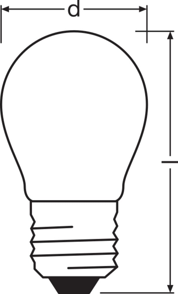 Led Clásico P40 Regulable Esmerilado E27 4.8W 827 - 4099854067594