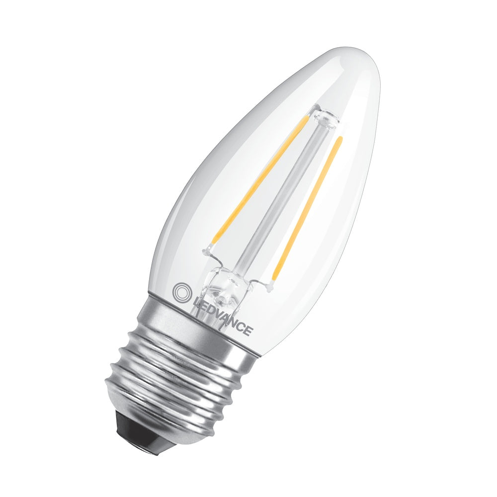 Led Clásico Regulable Vela E27 4.8W 827 Vidrio Claro - 4099854067495