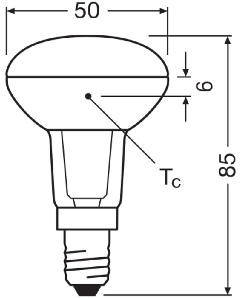 LEDVANCE Performance R50 LED Spot 5.9W E14 2700K Regulable - 4099854058608