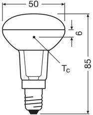 LEDVANCE Performance R50 LED Spot 5.9W E14 2700K Regulable - 4099854058608