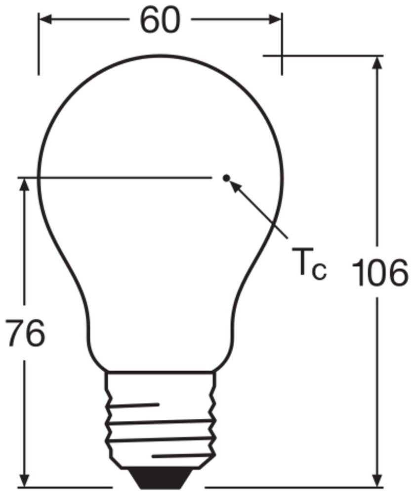 Bombilla Led Clásica Regulable A60 7W E27 827 Filamento Esmerilado - 4099854054433