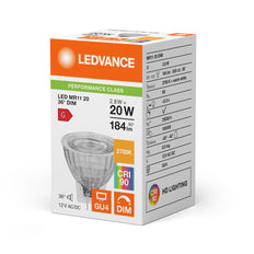 Ledvance Mr11 Gu4 Foco Led Regulable 2.8W 927 36D - 4099854050206