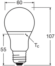 LEDVANCE Clásico A P E27 Bombilla LED 4.9W 840 Esmerilada - 4099854049538 [2 Piezas]