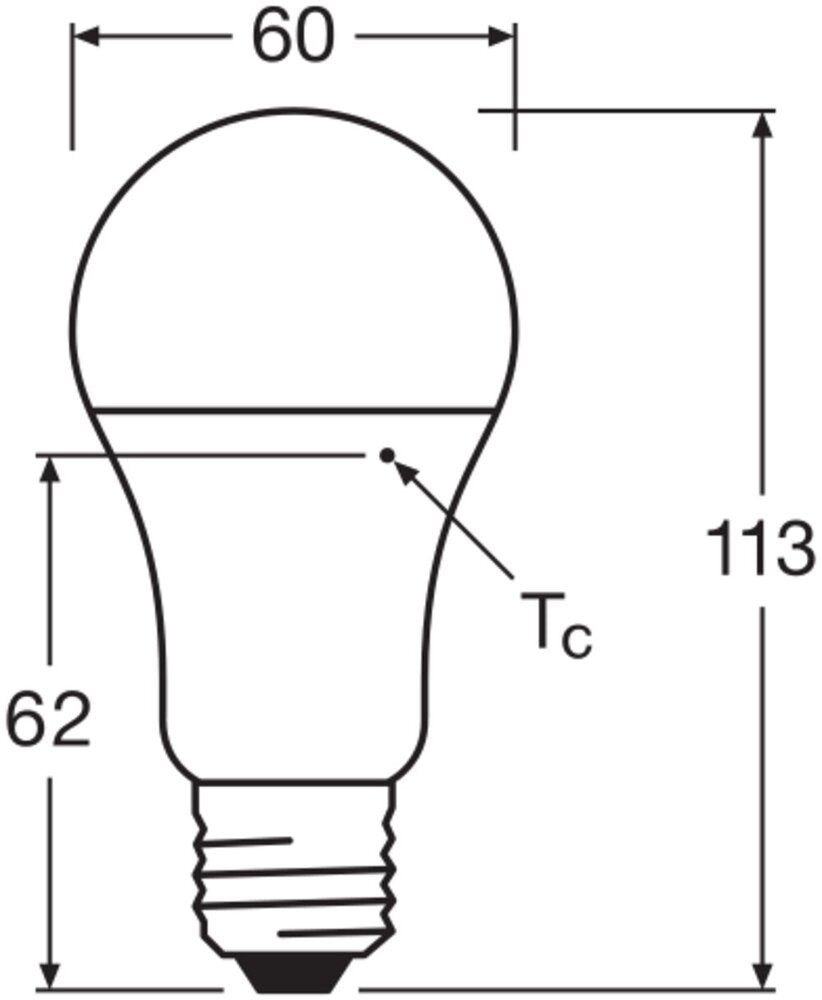 LEDVANCE Classic A19 LED 10W 840 Esmerilado E27 Bombilla - 4099854048869 [2 Piezas]