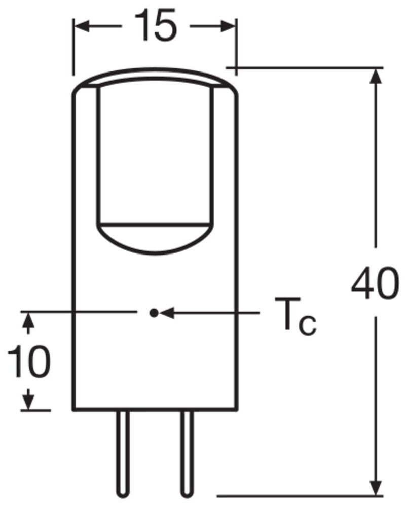 LEDVANCE 12V LED Pin GY6.35 2.6W Blanco Cálido 827 - 4099854048470