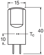 LEDVANCE 12V LED Pin GY6.35 2.6W Blanco Cálido 827 - 4099854048470