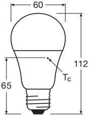 Ledvance Clásico A75 Regulable Led E27 10.5W 2700K - 4099854043994