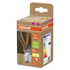 OSRAM LED Clásica A Regulable E27 8.2W Clase B Bombilla - 4099854065392