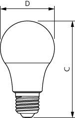 Philips CorePro Led A60 E27 4.9W 2700K Bombilla - 8720169168954 [2 Piezas]