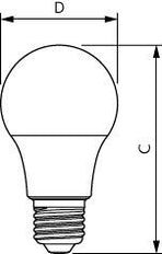 Philips CorePro Led A60 8W E27 2700K Bombilla - 8720169168978 [2 Piezas]