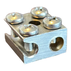 Bloque De Puesta A Tierra De Acero Inoxidable 16-25mm Para Bandeja De Cables - CHAB2516 [2 Piezas]