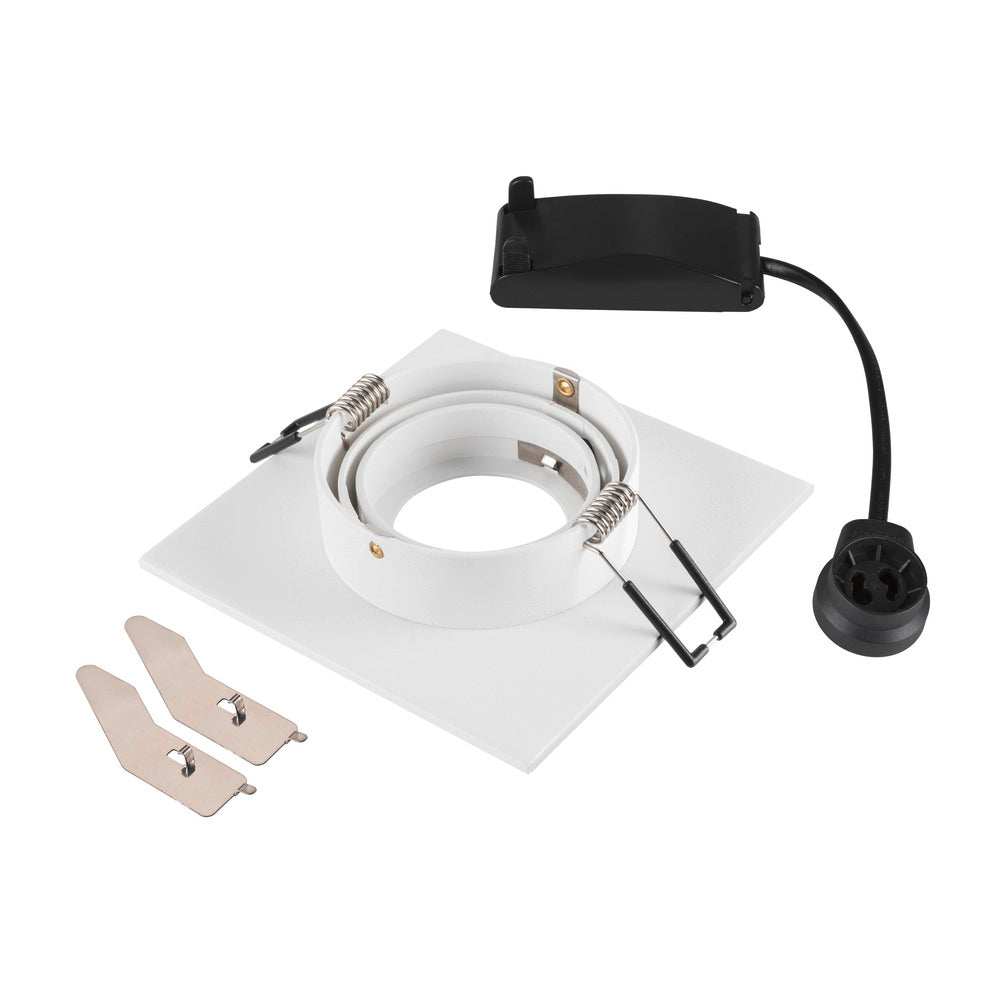 SLV Nuevo Tria 75 XL Cuadrado GU10 Empotrado Downlight Blanco - 1007627