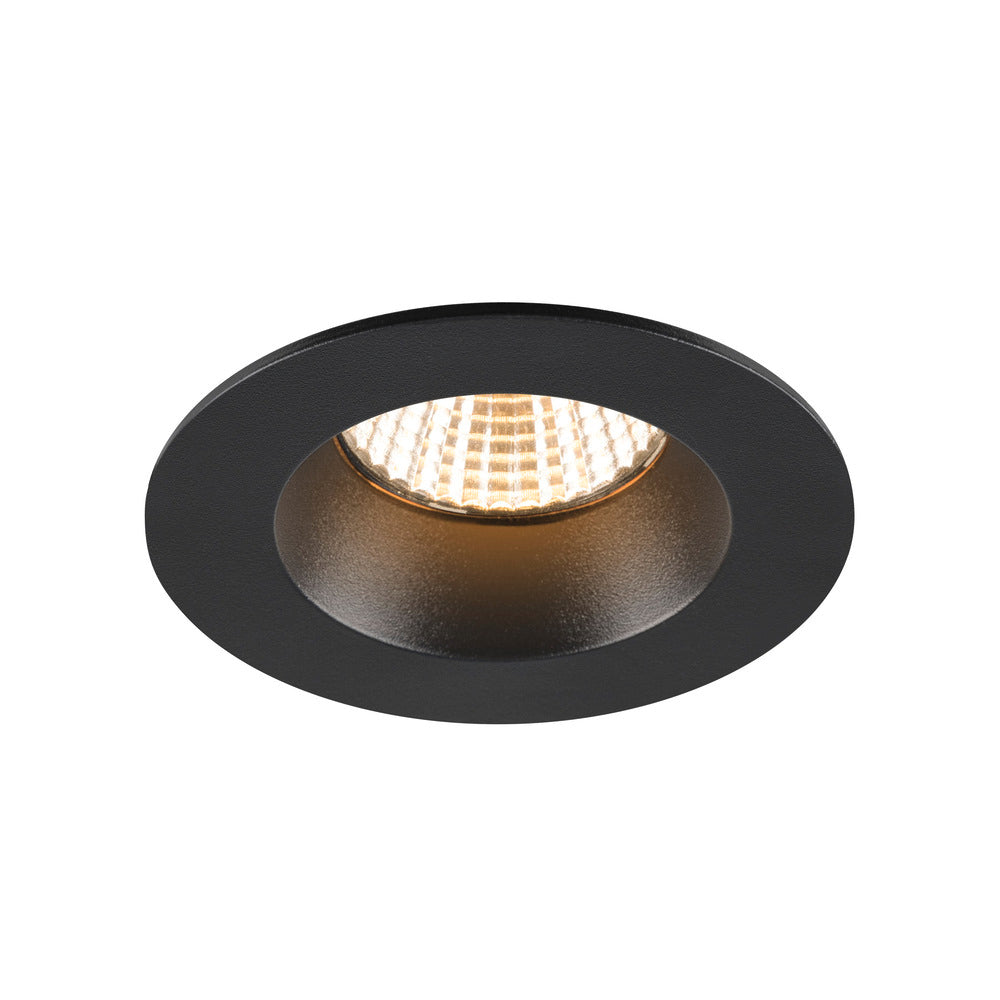 SLV Nueva Tria 68 LED Foco Empotrable IP65 3000K Negro - 1007408