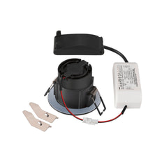 SLV Nueva Tria 68 LED Foco Empotrable IP65 3000K Negro - 1007408