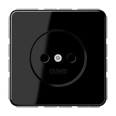 Jung CD1510NSW 16A Toma De Corriente De Pared No Aterrizada Negra - CD1510NSW