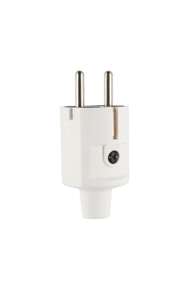 ABL Compacto Schuko IP20 Enchufe Doble Tierra Blanco - 100000047 [2 Piezas]