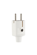 ABL Compacto Schuko IP20 Enchufe Doble Tierra Blanco - 100000047 [2 Piezas]