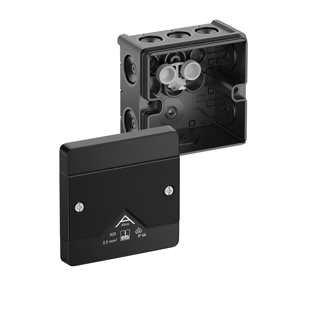 Caja De Conexiones Spelsberg IP66 85x85x52mm Negra - 80200001 [2 Piezas]