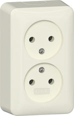 Toma Doble 16A 250V Superficial - 479112