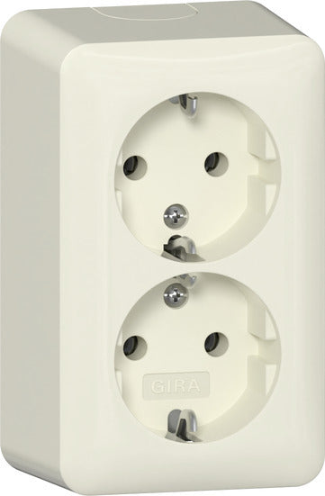 Toma Schuko Doble Gira 16A 250V Superficie - 478012