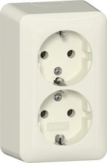 Toma Schuko Doble Gira 16A 250V Superficie - 478012