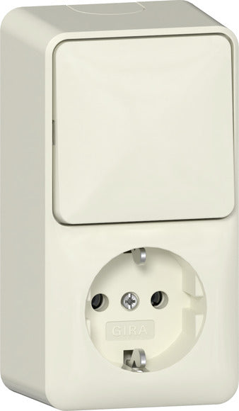 Combo De Enchufe De Interruptor De Montaje En Superficie Vertical 16A 250V - 417612