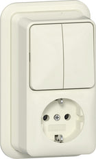 Interruptor De Serie Vertical Gira Con Toma Schuko 16A 250V - 417510