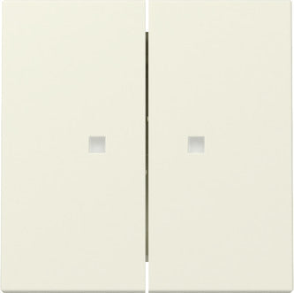 Interruptor De Palanca Doble Gira Con Ventana De Control Blanco Crema - 363101