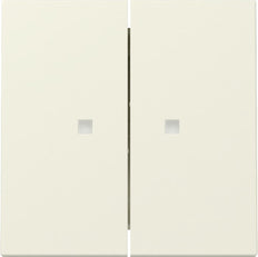 Interruptor De Palanca Doble Gira Con Ventana De Control Blanco Crema - 363101