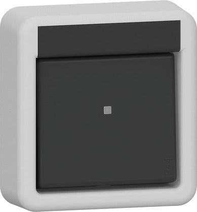 Gira IP44 Interruptor De Palanca De Dos Polos Montaje En Superficie Gris - 310235