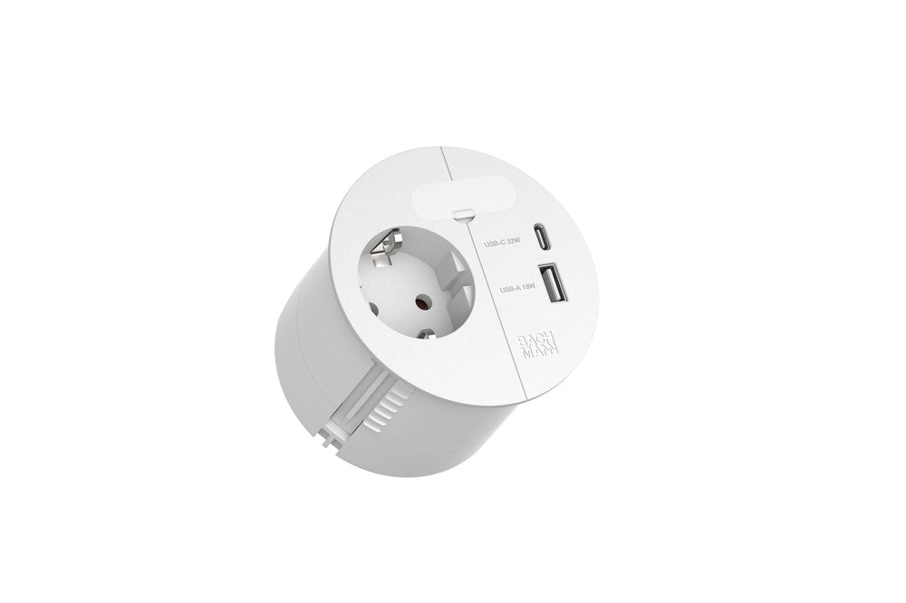 Enchufe De Carga En Bucle 230V Con Cargador USB A/C De 22W - 938.303