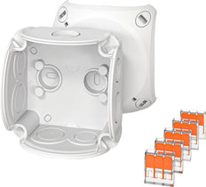 Caja De Conexiones Hensel IP66 Con Terminales Wago 5x M16/20 - DK 0102 W