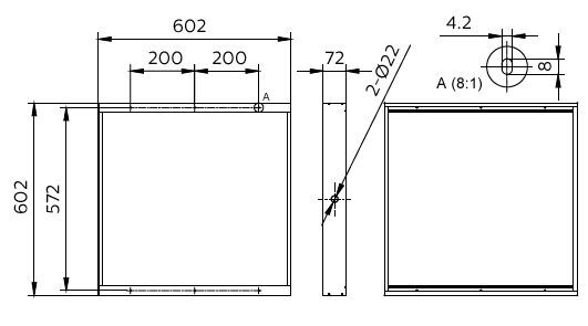 Philips CoreLine Panel Gen6 Escuadra De Fijación De Superficie - 8720169752177