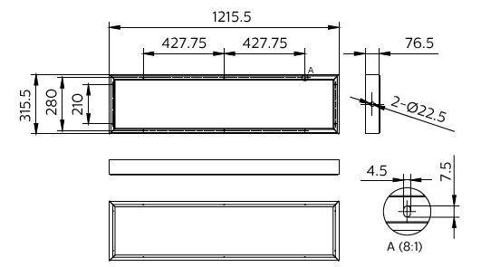 Philips Coreline Panel Gen6 Rc159Z Kit De Montaje Superficial Led - 8720169752160