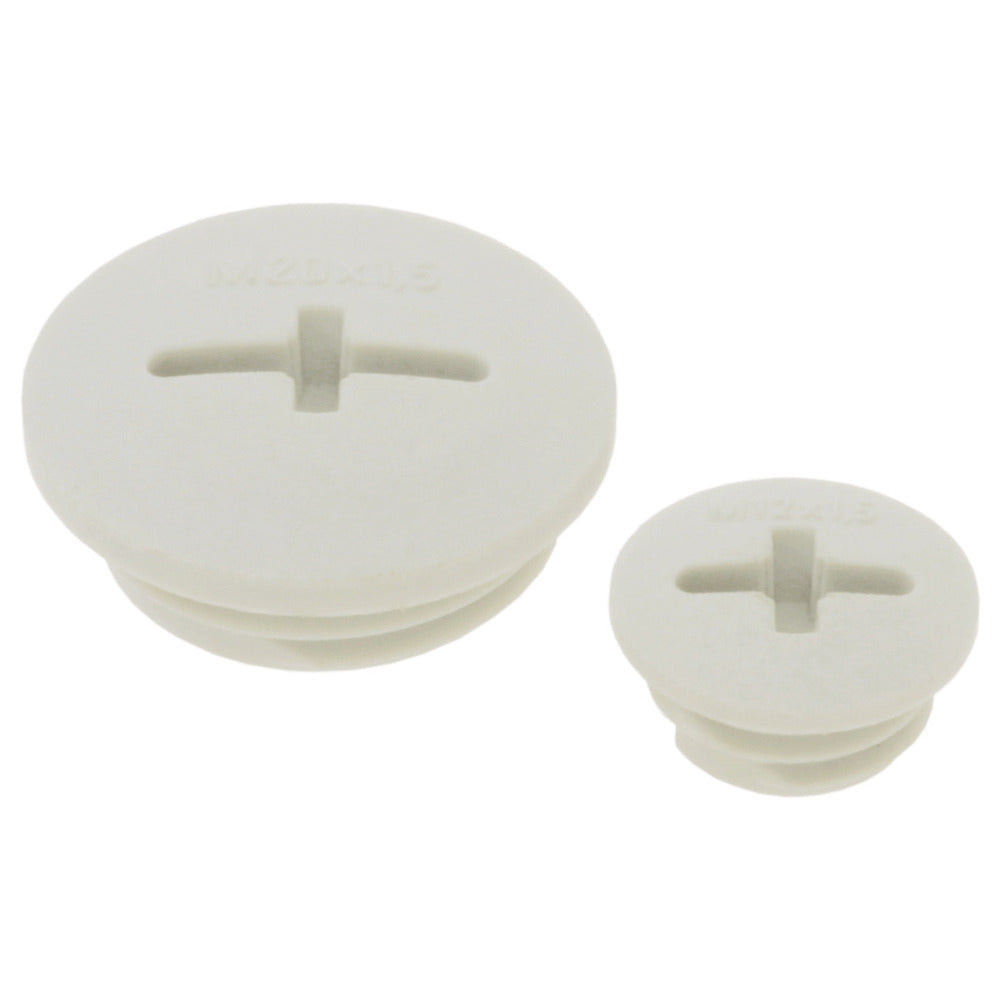 Skindicht M32 Tapón Roscado Ciego RAL7035 Gris Claro - 52006640 [20 Piezas]
