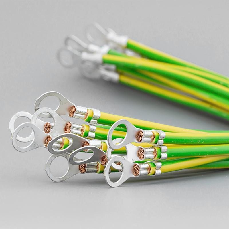 Nvent Hoffman Kit De Cable De Puesta A Tierra M6/M8 220mm - Ecfa220 [10 Piezas]