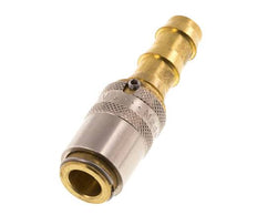 Latón DN 6 Enchufe de anclaje del molde 9,5 mm Protección de desbloqueo del pilar de la manguera