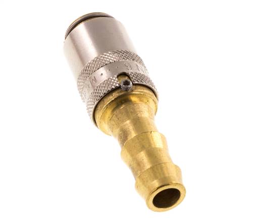 Latón DN 6 Enchufe de anclaje del molde 9,5 mm Protección de desbloqueo del pilar de la manguera