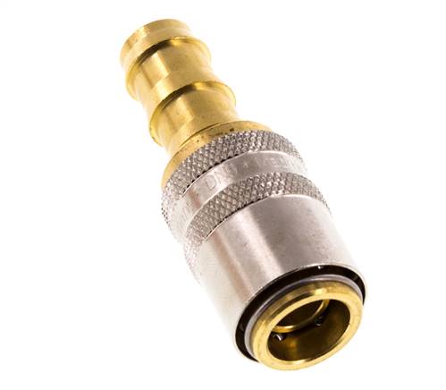 Acoplamiento de latón DN 9 para mangueras de 12,7 mm